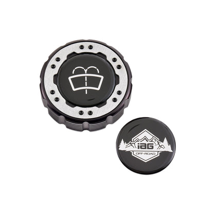 IAG Off-Road Beadlock Washer Fluid Cap For 2021+ Ford Bronco, 24+ Ranger - Aluminum