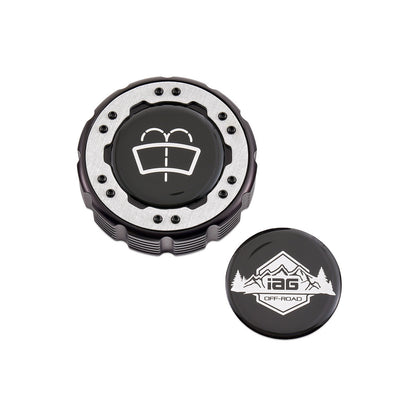 IAG Off-Road Beadlock Washer Fluid Cap For 2021+ Ford Bronco, 24+ Ranger - Aluminum