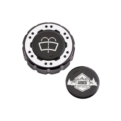 IAG Off-Road Beadlock Washer Fluid Cap For 2021+ Ford Bronco, 24+ Ranger, 22+ Maverick