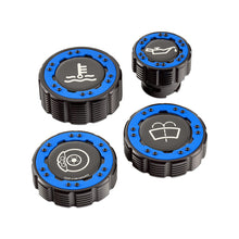 IAG Off-Road Beadlock Cap Kit for 2021+ Ford Bronco, 2024+ Ranger, 2022+ Maverick - Blue 
