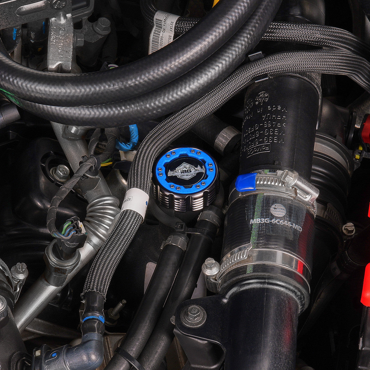 IAG Off-Road Beadlock Cap Kit for 2021+ Ford Bronco, 2024+ Ranger, 22+ Maverick - Oil Cap Installed 2