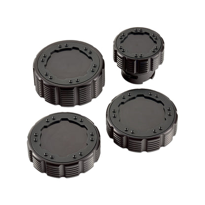 IAG Off-Road Beadlock Cap Kit for 2021+ Ford Bronco, 2024+ Ranger, 22+ Maverick - Orange without Emblem