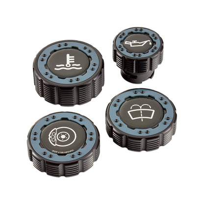 IAG Off-Road Beadlock Cap Kit for 2021+ Ford Bronco, 2024+ Ranger, 22+ Maverick - Area 51 with Emblem