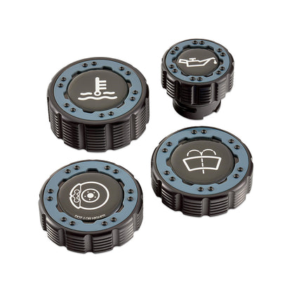 IAG Off-Road Beadlock Cap Kit for 2021+ Ford Bronco, 2024+ Ranger, 22+ Maverick - Area 51 with Emblem