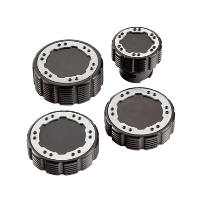 IAG Off-Road Beadlock Cap Kit for 2021+ Ford Bronco, 2024+ Ranger, 22+ Maverick - Aluminum without Emblem
