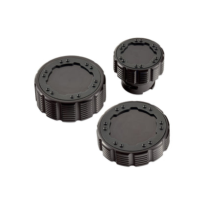 IAG-ACC-F1097BKBK - IAG Beadlock Cap Kit 15+ Ford F-150 & 17+ F-150 Raptor - Black no Emblem