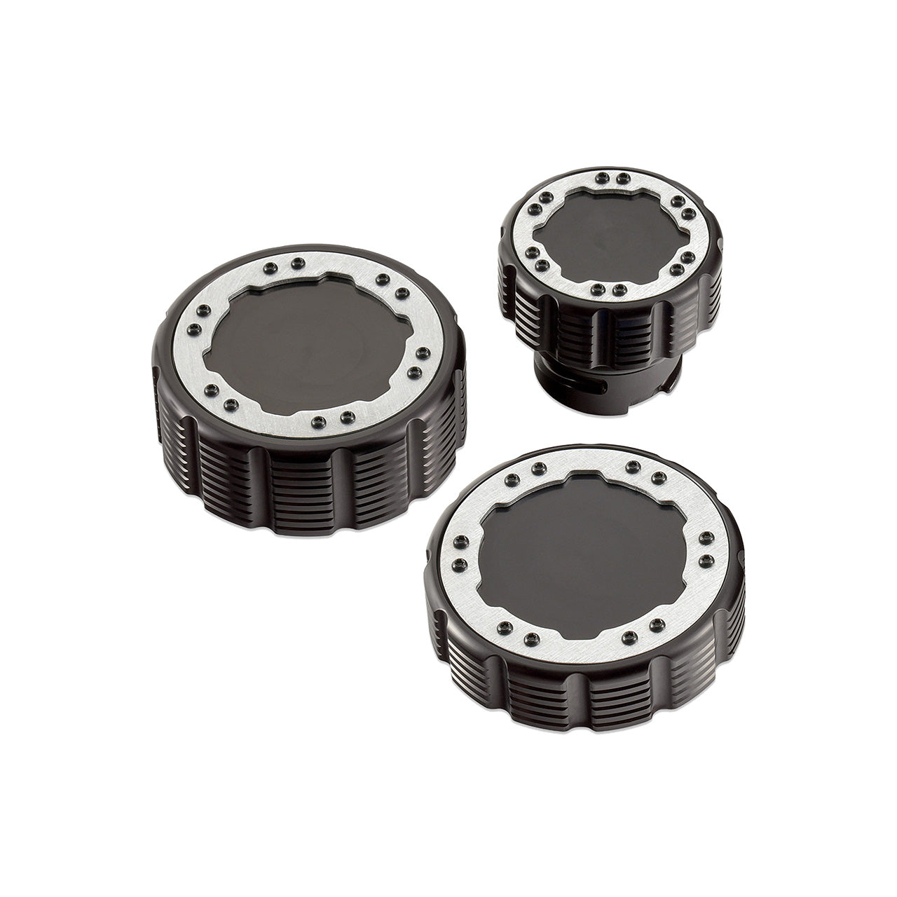 IAG-ACC-F1097BKAL - IAG Beadlock Cap Kit 15+ Ford F-150 & 17+ F-150 Raptor - Aluminum no Emblem