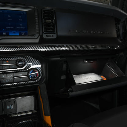 IAG Off-Road Glove Box Light For 2021-24 Ford Bronco - Installed and Lighted 2