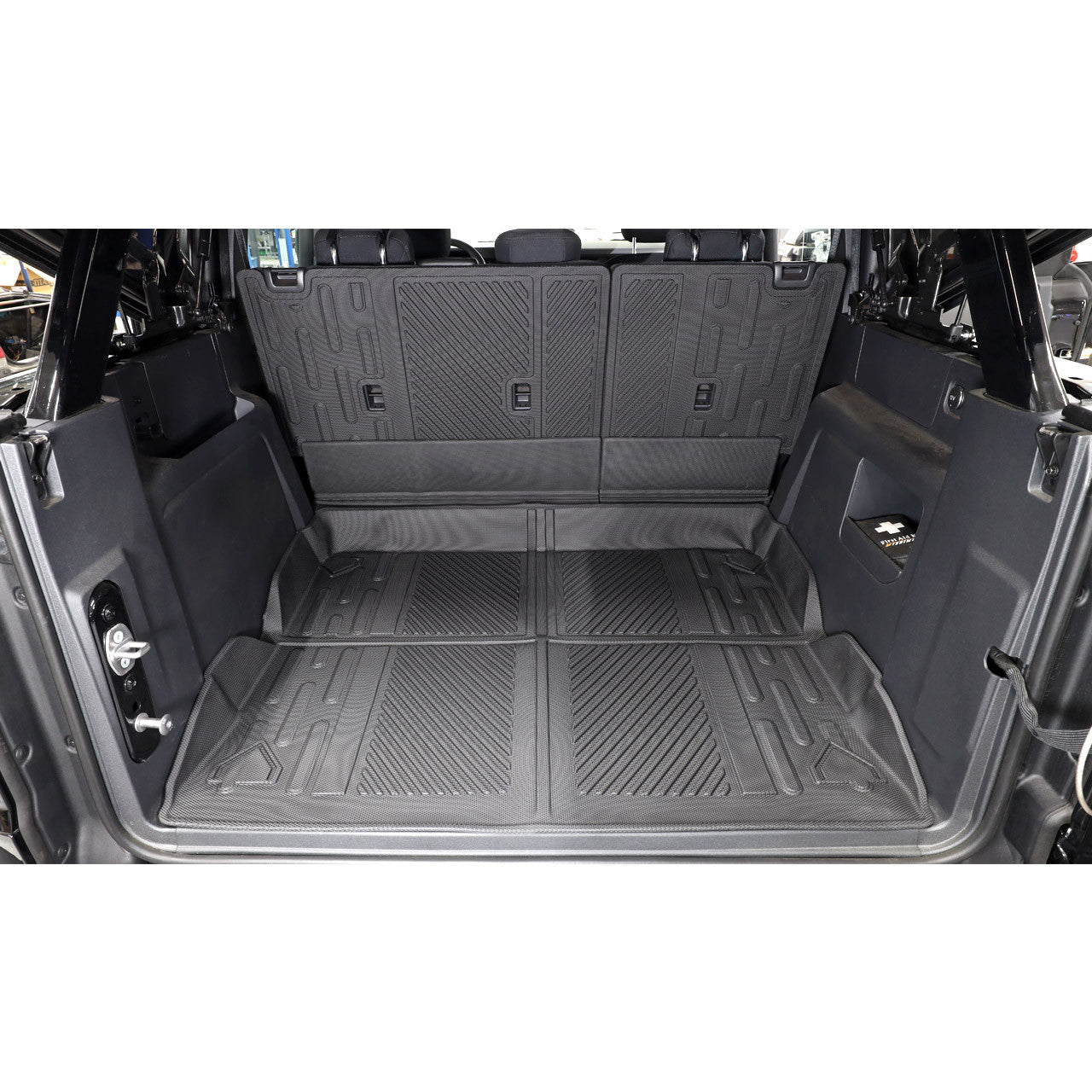 IAG I-Line Molded Trunk Mat for 2021+ Ford Bronco Four Door - Installed