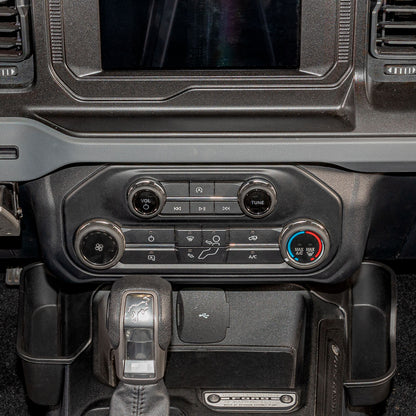 IAG I-Line Center Console Saddle Organizer for 2021+ Ford Bronco - Installed 3
