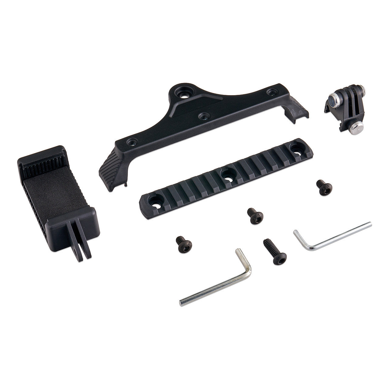 IAG I-Line Picatinny Rail with Phone Mount for 2021+ Ford Bronco - Parts Layout 1