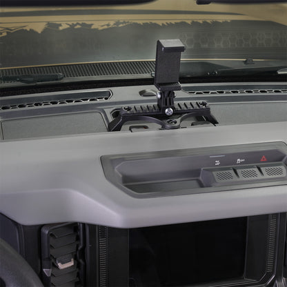 IAG I-Line Picatinny Rail with Phone Mount for 2021+ Ford Bronco - Mounting 2