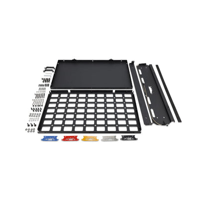 IAG I-Line Tailgate Table No Drill with Molle Panel for 2021+ Ford Bronco - Parts Layout