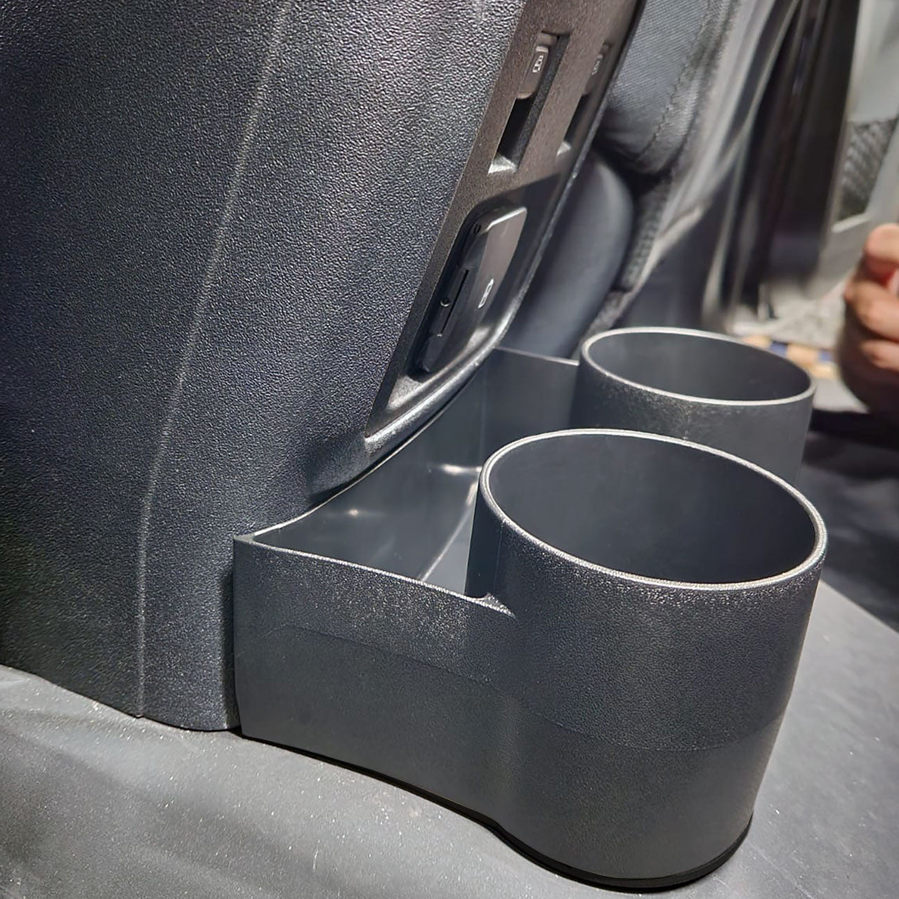 IAG Removable Rear Dual Cup Holder for 2 & 4 Door 2021-24 Ford Bronco