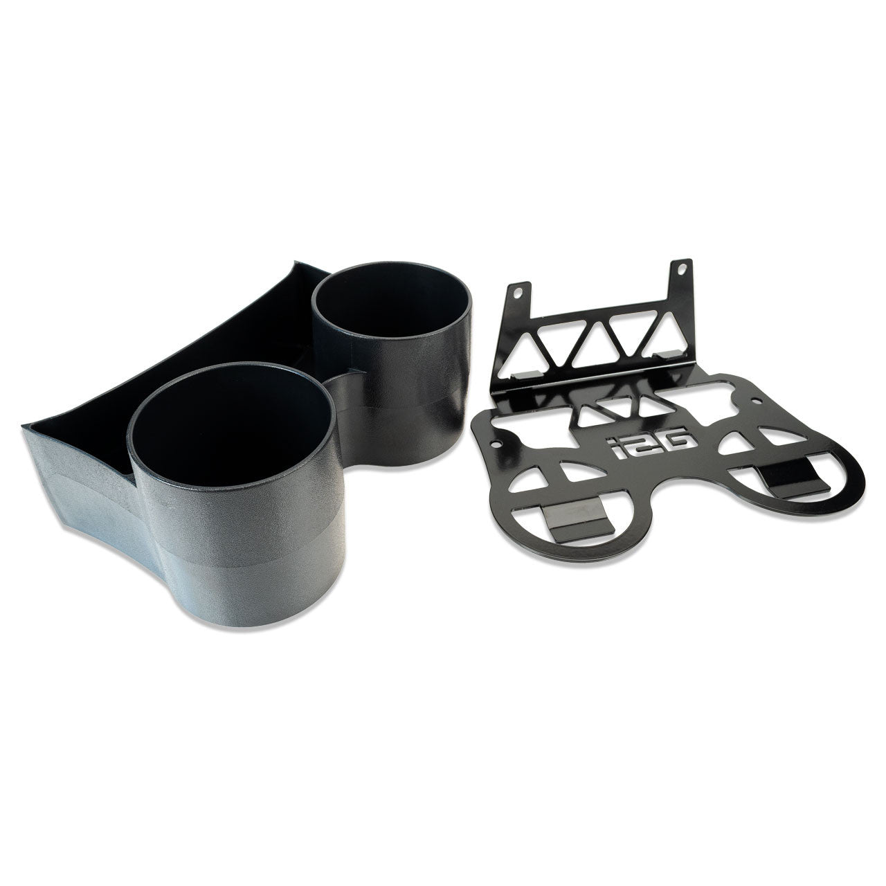 IAG Removable Rear Dual Cup Holder for 2 & 4 Door 2021-24 Ford Bronco - Parts Layout