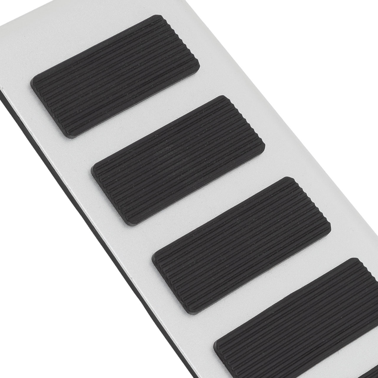 IAG I-Line Dead Pedal Cover in Silver for 2021+ Ford Bronco - Close up