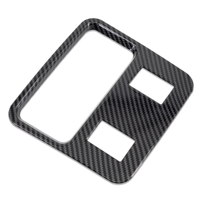 IAG I-Line 2pc Window Switch Panel Cover Kit Gloss Carbon for 2021-24 Ford Bronco - 2