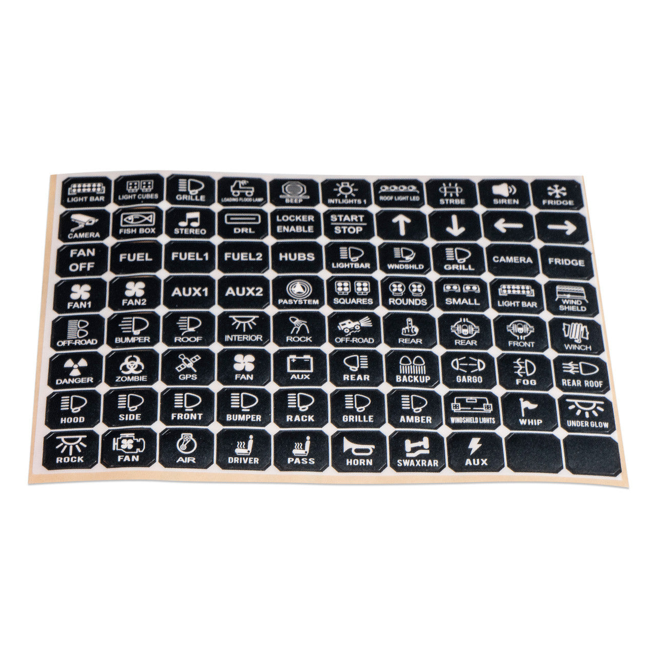 IAG Auxiliary Switch Kit and Mounting Brackets For 21+ Ford Bronco - Switch Stickers