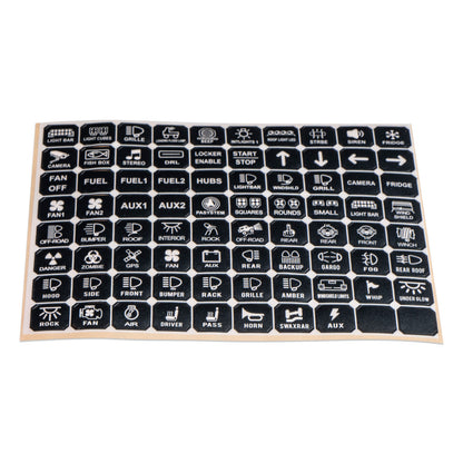 IAG Auxiliary Switch Kit and Mounting Brackets For 21+ Ford Bronco - Switch Stickers