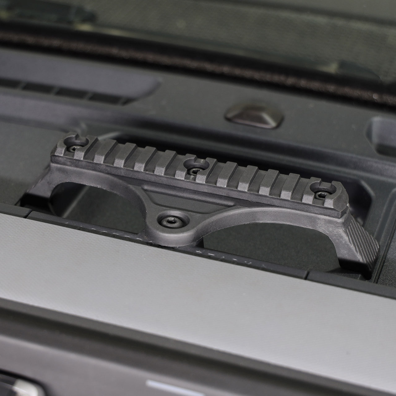 IAG I-Line Short Picatinny Dash Rail  2021-23 Ford Bronco - Installed 2