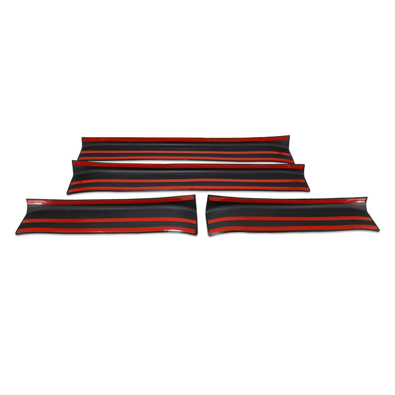 IAG I-Line TPE Door Sill Protector 4pc for 2021+ Ford Bronco Four Door - Adhesive 1