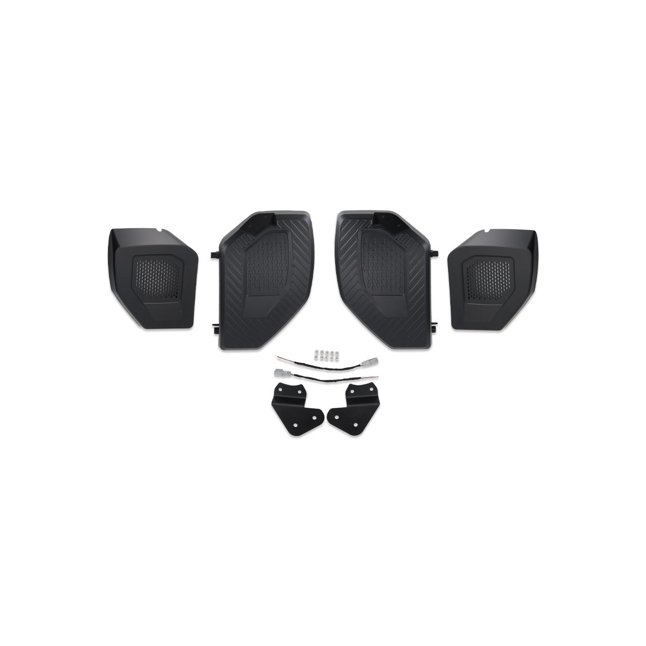 IAG I-Line Rear D Pillar Audio Cover for 6.5" Speaker for 2021+ Ford Bronco - Parts Layout