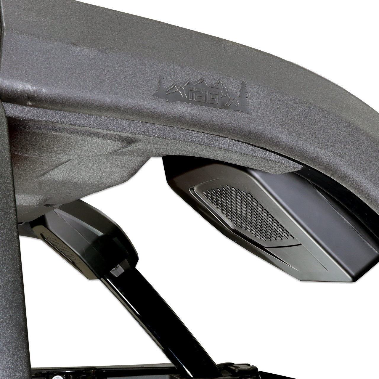 IAG I-Line Rear D Pillar Audio Cover for 6.5" Speaker for 2021+ Ford Bronco - Speaker Installed