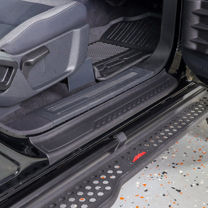 IAG I-Line TPE Door Sill Protector 2pc 2021+ Ford Bronco Two Door - Installed