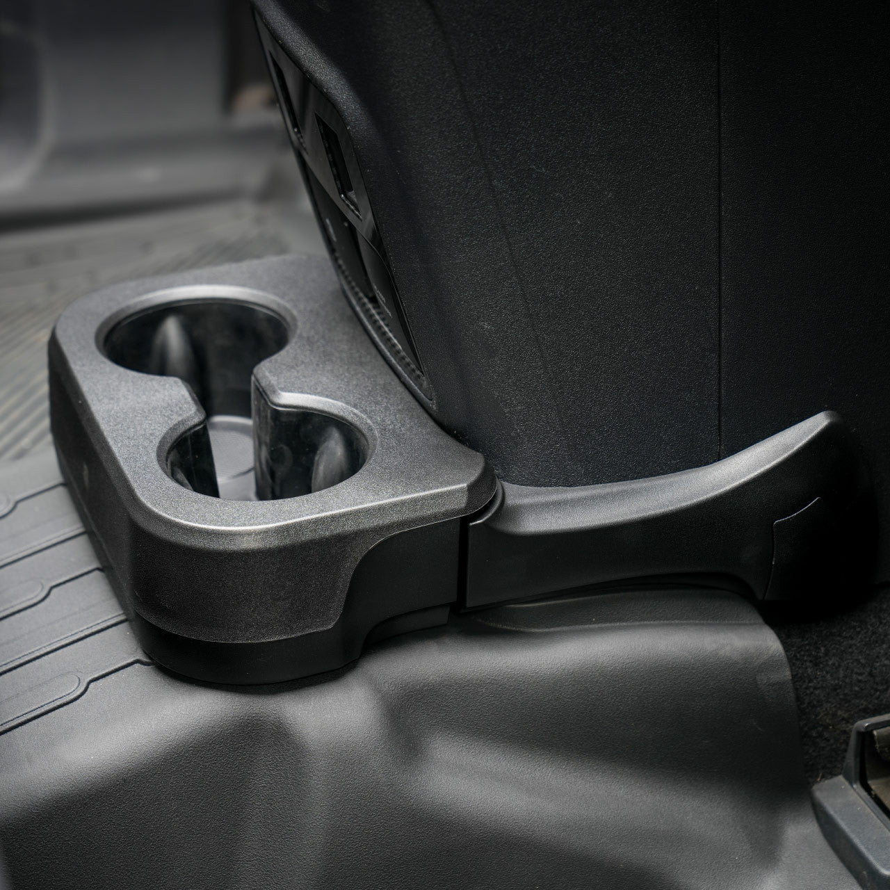 IAG I-Line Cup Holder for 2021+ Ford Bronco Four Door - Installed