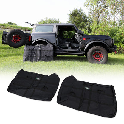 IAG I-Line Door Storage Bag Pair for 2021+ Ford Bronco Two Door