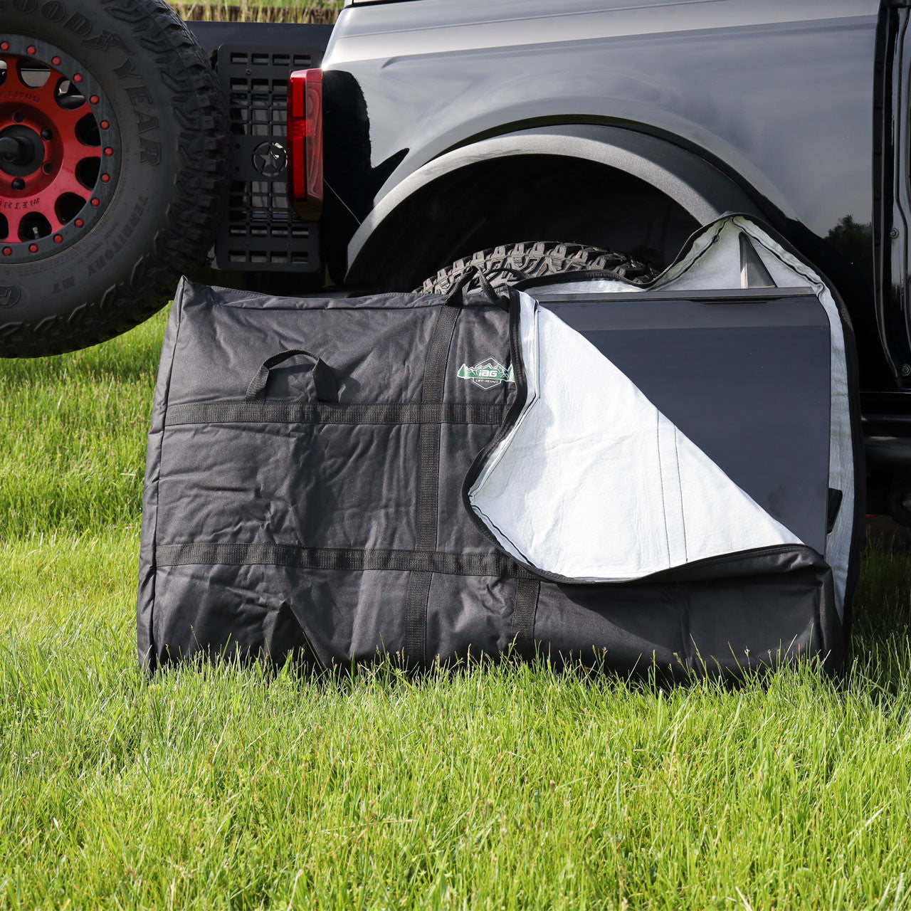 IAG I-Line Door Storage Bag Pair for 2021+ Ford Bronco Two Door - Installed 1