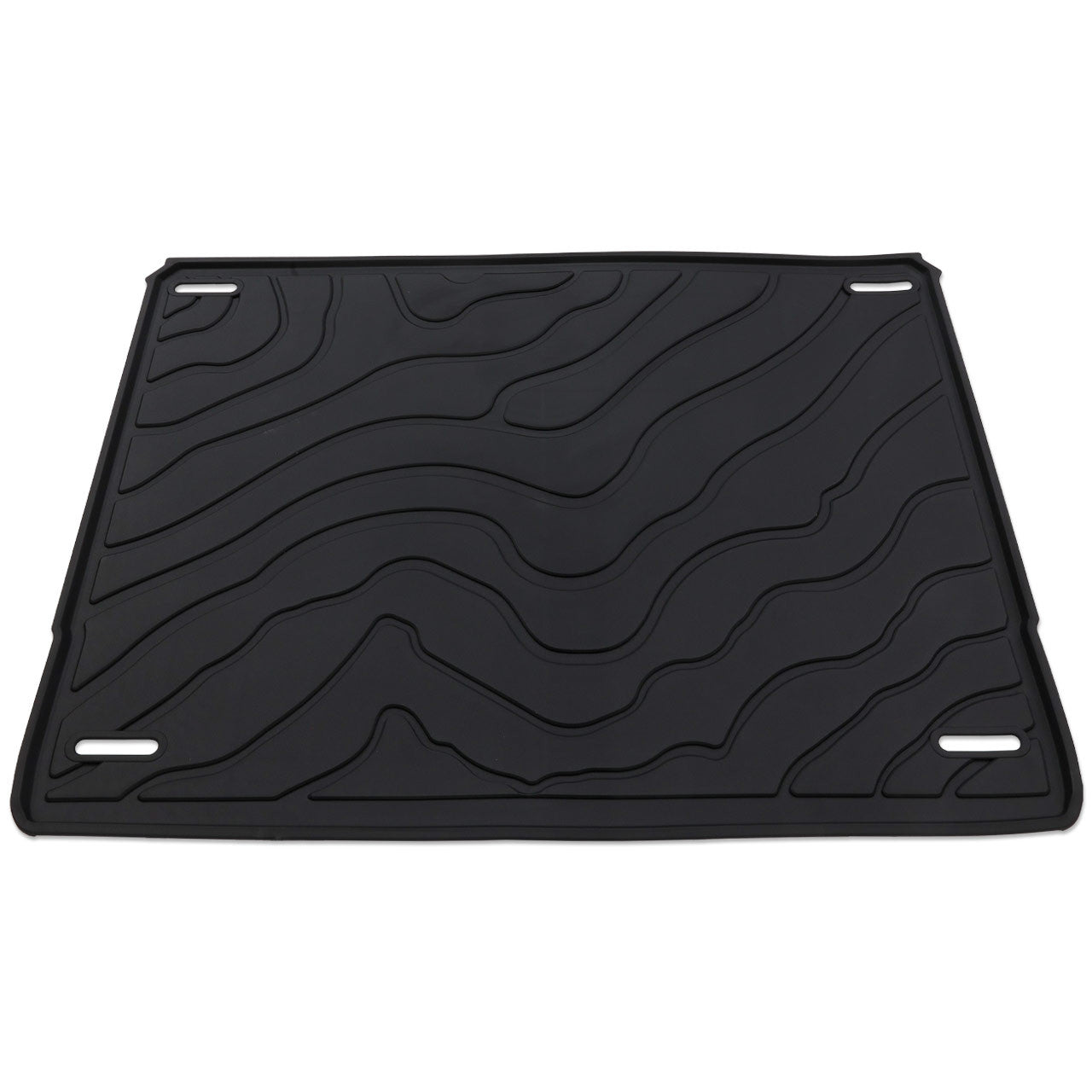 IAG I-Line TPE Terrain Pattern Molded Trunk Mat for 2021-24 Ford Bronco Four Door - Layout