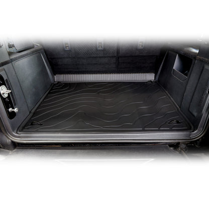 IAG I-Line TPE Terrain Pattern Molded Trunk Mat for 2021-24 Ford Bronco Four Door - Installed 2