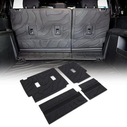 IAG I-Line TPE Terrain Pattern Molded Rear Seat Protector Mat for 2021+ Ford Bronco Four Door