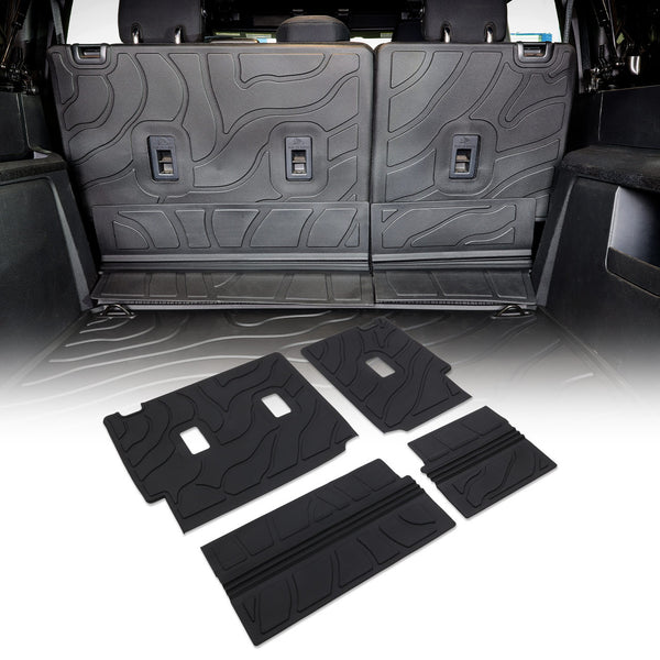 IAG I-Line TPE Terrain Pattern Molded Rear Seat Protector Mat for 2021+ Ford Bronco Four Door