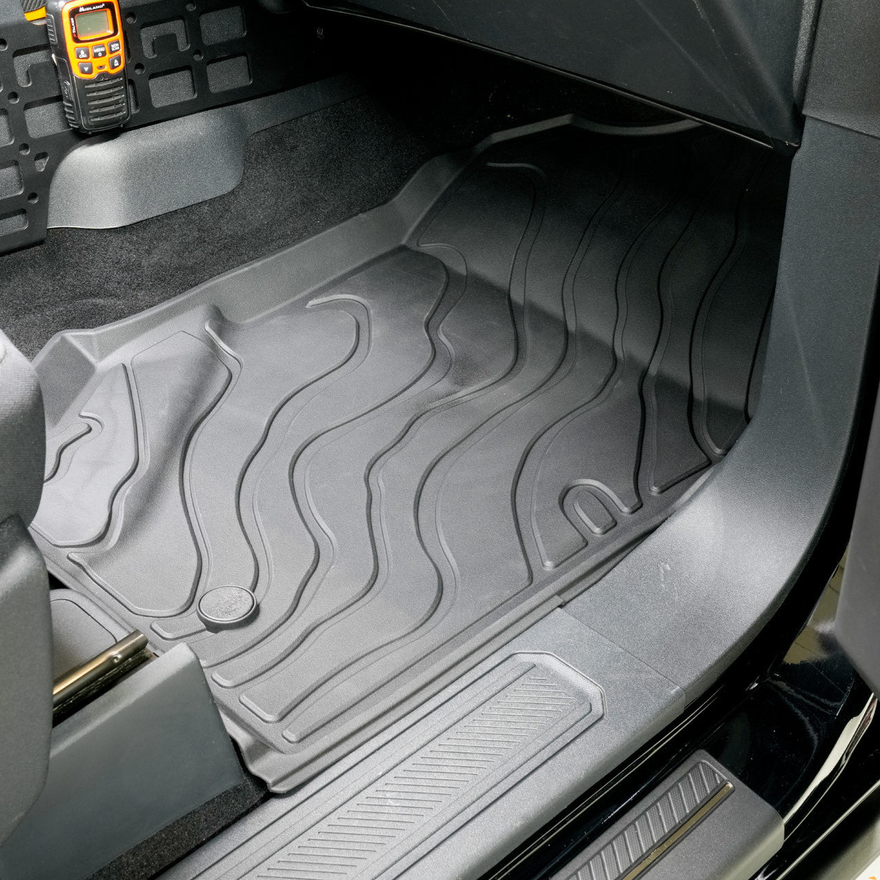 IAG I-Line TPE Terrain Pattern Molded Floor Mats for 2021+ Ford Bronco Four Door - Front Passenger Mat