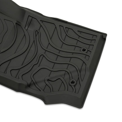 IAG I-Line TPE Terrain Pattern Molded Floor Mats for 2021+ Ford Bronco Four Door - Back
