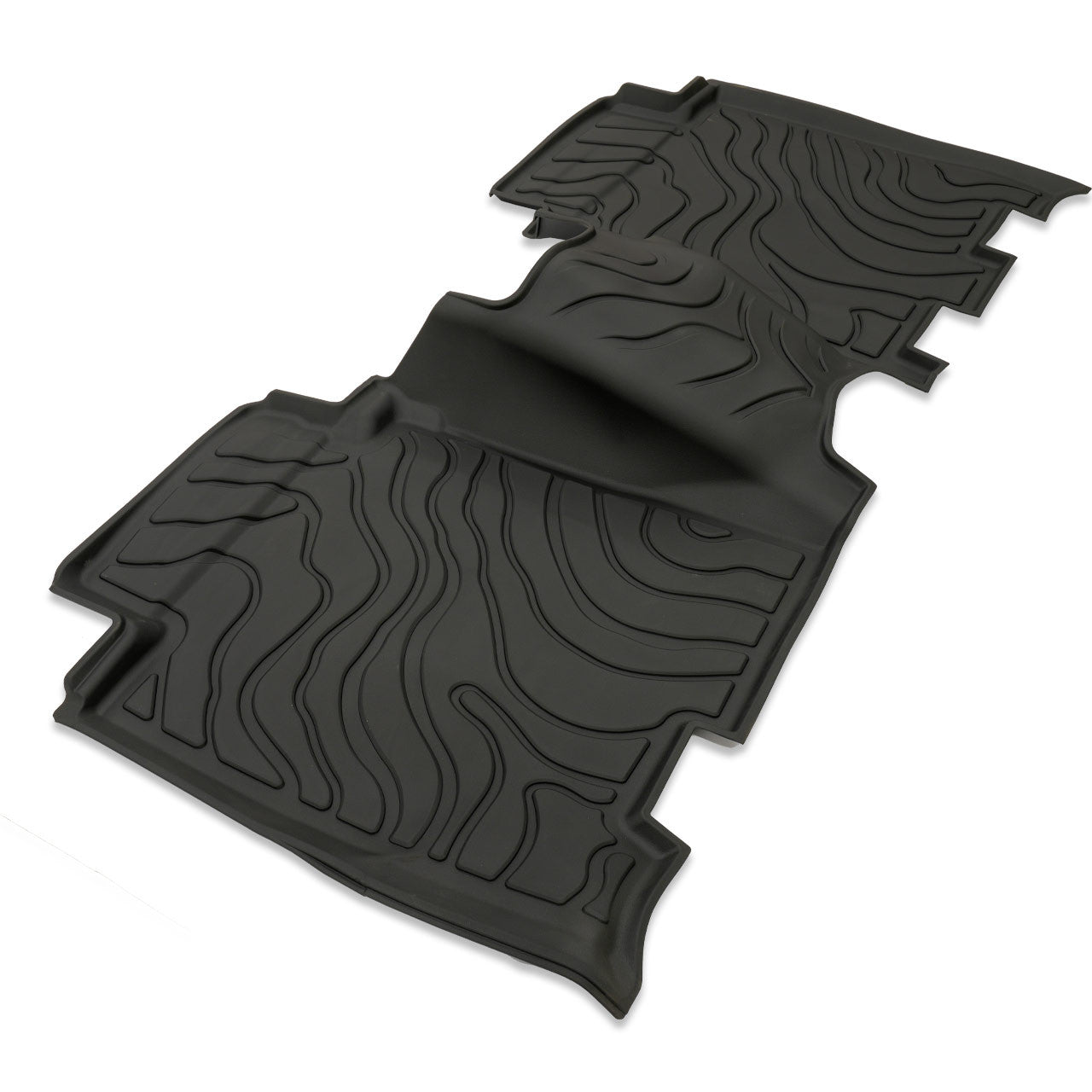 IAG I-Line TPE Terrain Pattern Molded Floor Mats for 2021+ Ford Bronco Four Door - Rear Mat