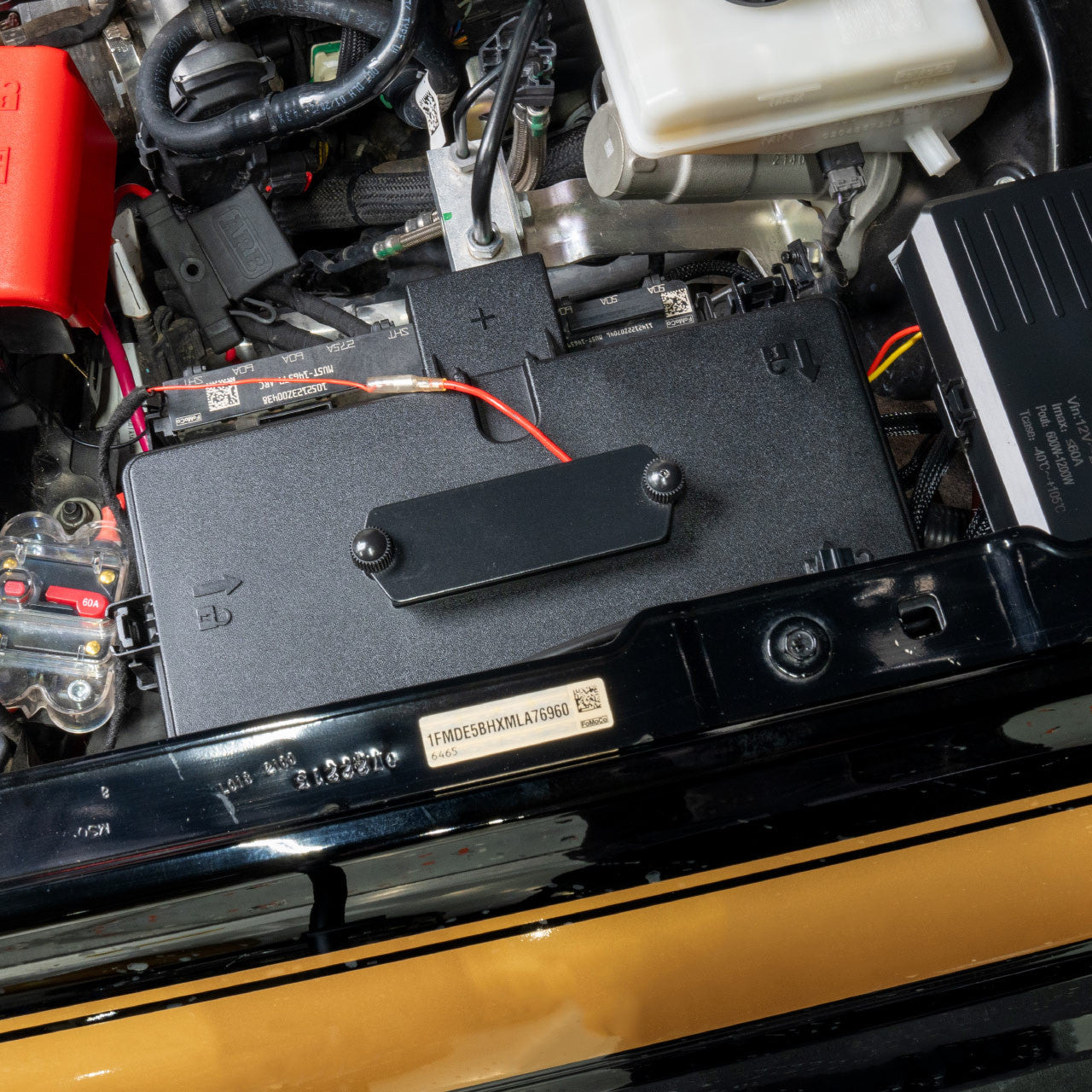 IAG I-Line Fuse Box Cover 21+ Ford Bronco 2/4DR - Install Top View