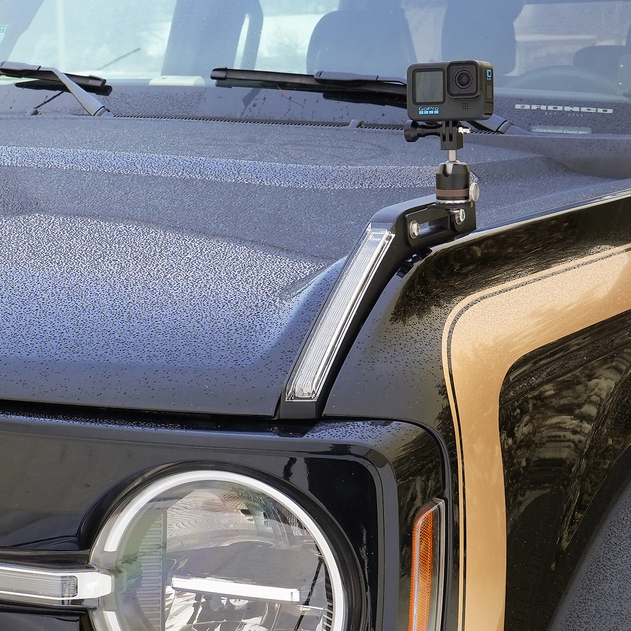 IAG I-Line Action Camera Trail Sight Mount fits 21+ Ford Bronco - Installed 2