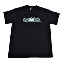 IAG Mountain Logo Black T-Shirt  - Front