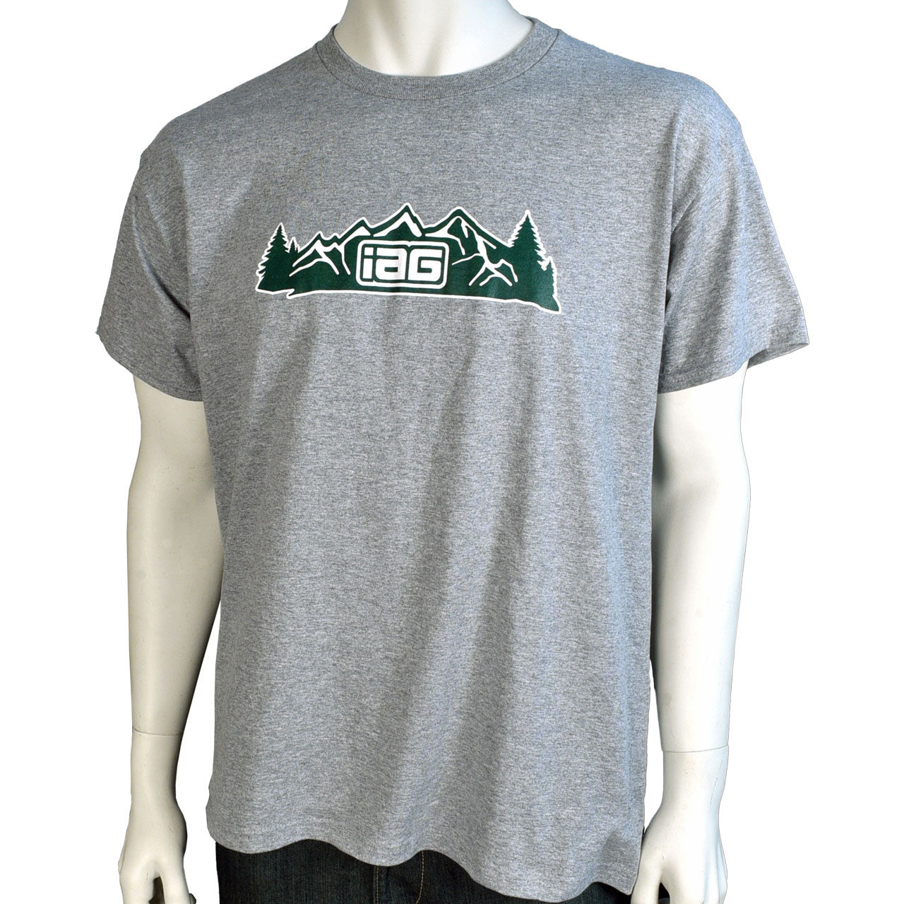 IAG Men's Mountain Logo Gray T-Shirt