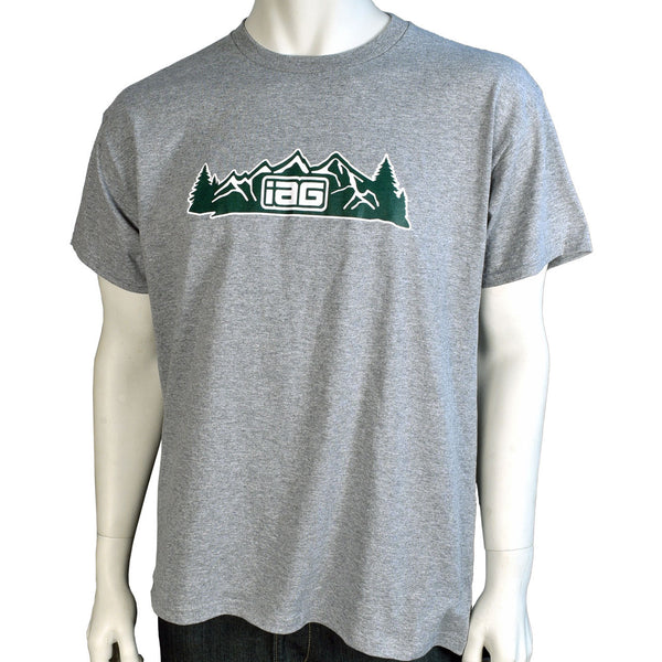 IAG Men's Mountain Logo Gray T-Shirt