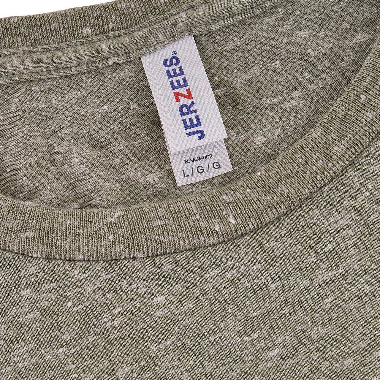 IAG Off-Road Retro Mountain Heather Green T-Shirt - Label