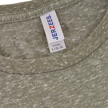 IAG Off-Road Retro Mountain Heather Green T-Shirt - Label