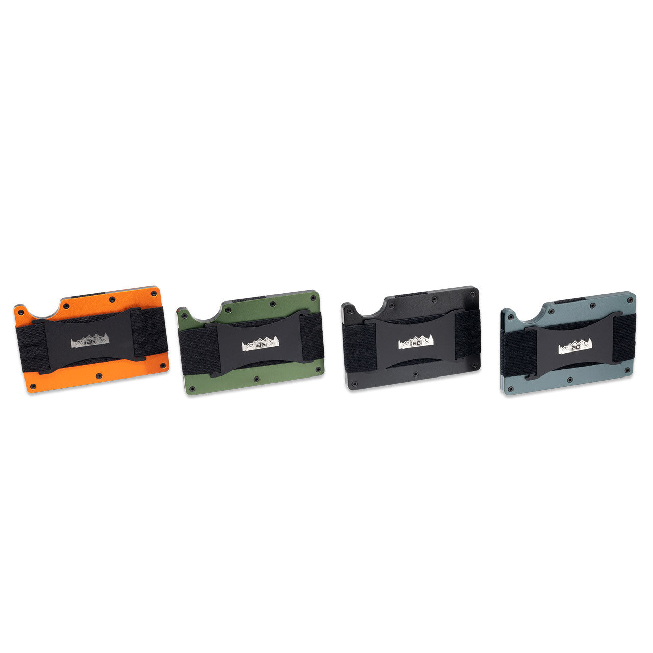 IAG Aluminum Wallet w/Money Clip, Cash Band, and Screwdriver Kit (Off-Road Logo) - Colors 2