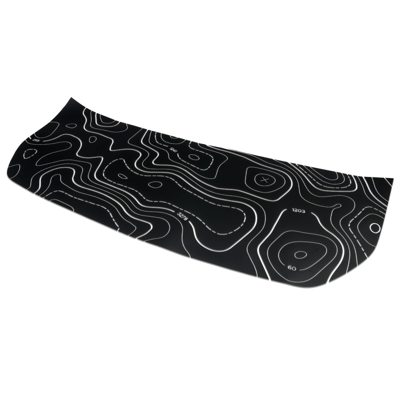 IAG Off-Road Front Hood Graphic - Topography Design fits 21+ Ford Bronco - Vinyl