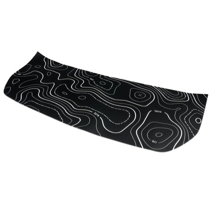 IAG Off-Road Front Hood Graphic - Topography Design fits 21+ Ford Bronco - Vinyl