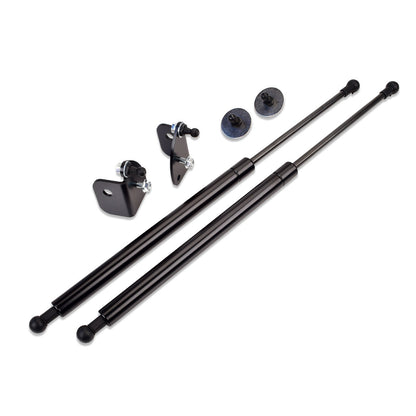 IAG EZ-Lift Hood Struts for 2021+ Ford Bronco - Steel - Black - Parts Layout