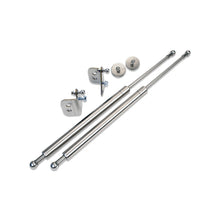 IAG EZ-Lift Hood Struts for 2021+ Ford Bronco - Stainless Steel Parts Layout